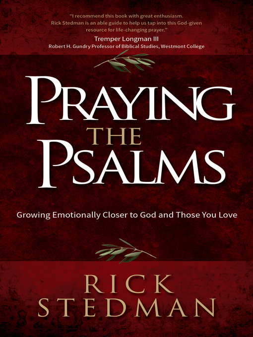 Title details for Praying the Psalms by Rick Stedman - Available